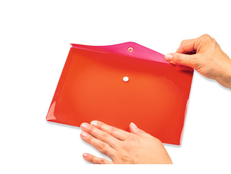 HERMA Pochette à documents, PP, A5, rouge