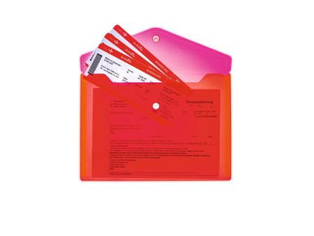 HERMA Pochette à documents, PP, A5, rouge