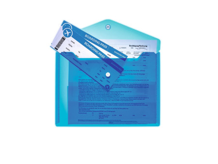 HERMA Pochette à documents, PP, A5, bleu
