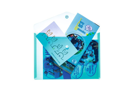 HERMA Pochette à documents, PP, A5, bleu clair