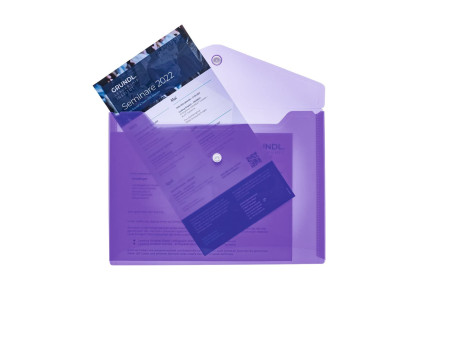 HERMA Pochette à documents, PP, A5, violet