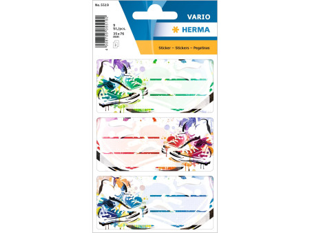 HERMA Étiquette pour livres VARIO 'Chucks', 76 x 35 mm