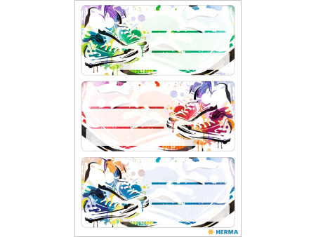HERMA Étiquette pour livres VARIO 'Chucks', 76 x 35 mm