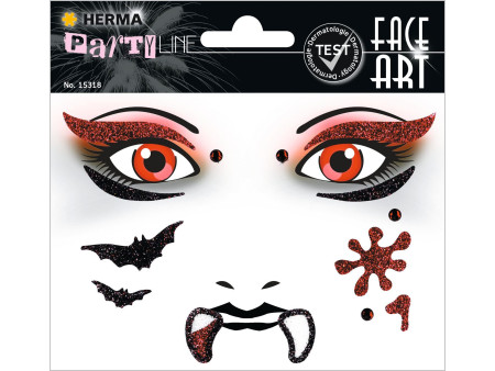 HERMA Face Art Sticker visage 'Vampire'