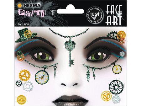 HERMA Face Art Sticker visage 'Steam Punk Amelia'
