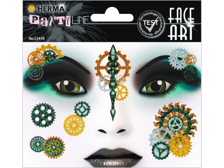 HERMA Face Art Sticker visage 'Steam Punk Marie'