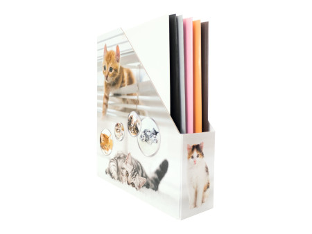 HERMA Porte-revue 'Chats', A4, carton, (L)85 mm