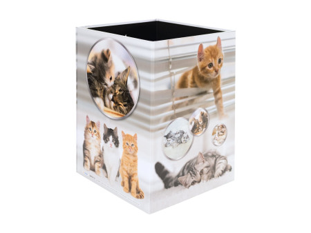 HERMA Corbeille à papier 'Chats', carton