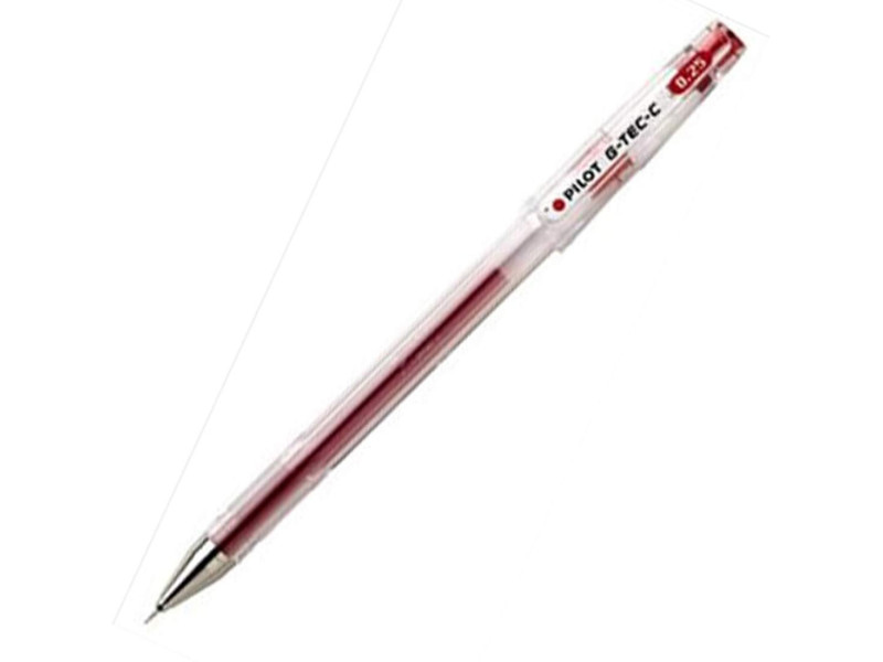 PILOT Stylo roller à encre gel G-TEC-C4, rouge