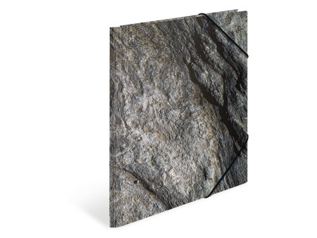 HERMA Chemise à élastiques 'Nature', A3, carton, Stone