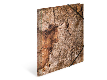 HERMA Chemise à élastiques 'Nature', A3, carton, Wood