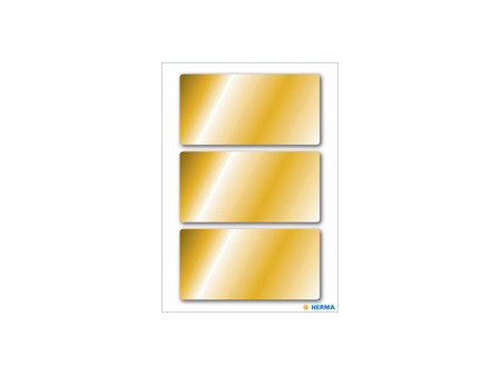 HERMA Sticker de Noël, rectangulaire, 26 x 54 mm, argent