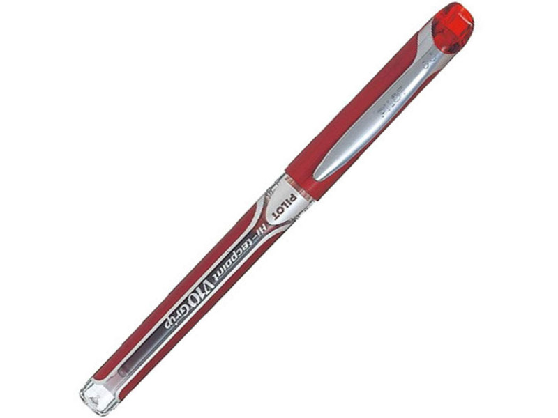PILOT Stylo Roller Hi-Tecpoint V10 Grip, rouge