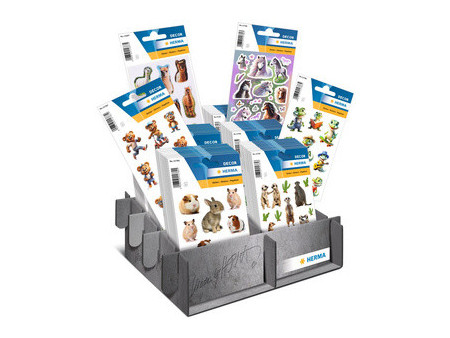 HERMA Sticker monde animal, présentoir