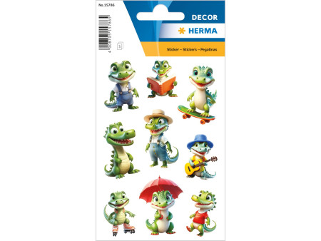 HERMA Sticker MAGIC Drôles de crocos, papier