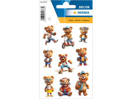 HERMA Sticker MAGIC Oursons stylés, papier