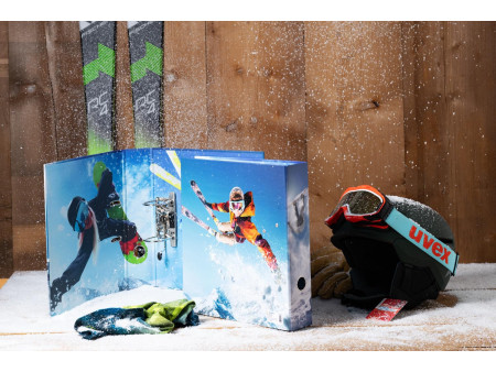 HERMA Classeur à motif 'Sport' Sports d'hiver, A4
