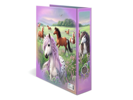 HERMA Classeur à motif 'Le monde des chevaux', A4