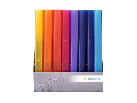 HERMA Classeur à anneaux, A4, 2 anneaux, présentoir