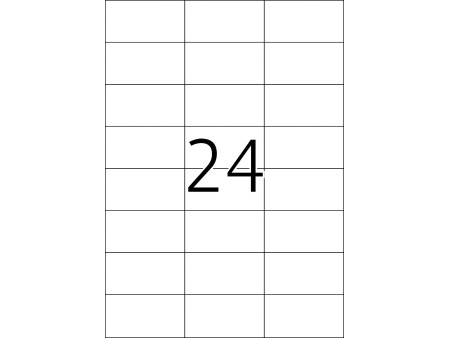 TOP STICK Etiquette universelle, 70 x 37 mm, blanc