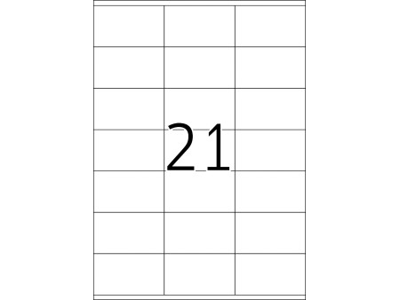 TOP STICK Etiquette universelle, 70,0 x 41,0 mm, blanc