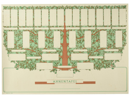 RNK Verlag Arbre généalogique 'petit arbre', A3 paysage