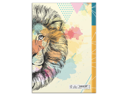 RNK Verlag Carnet de notes 'Lion', A4, 96 feuilles, uni