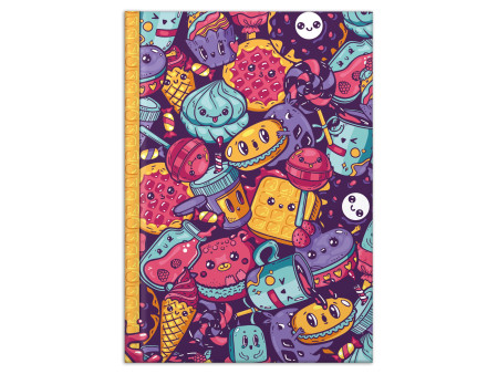 RNK Verlag Carnet de notes 'Sweets', A4, 96 feuilles, uni