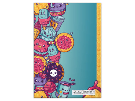 RNK Verlag Carnet de notes 'Sweets', A4, 96 feuilles, uni