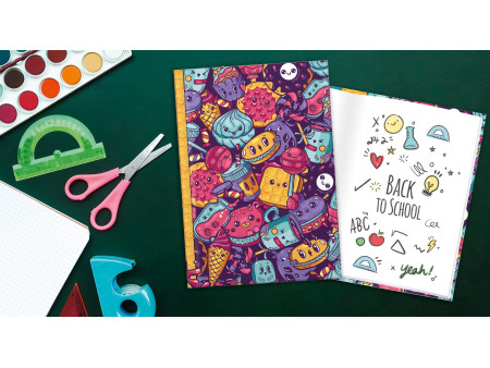 RNK Verlag Carnet de notes 'Sweets', A4, 96 feuilles, uni