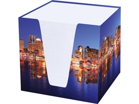 RNK Verlag Bloc cube 'Skyline', carton rigide, garni