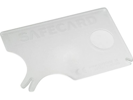 RNK Carte à tiques 'Safecard' avec loupe, 85 x 54 mm