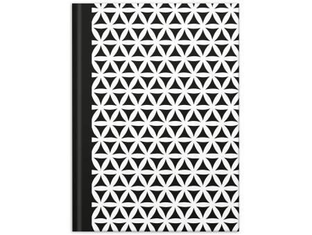 RNK Verlag Cahier 'Black & White Flowers', A5, pointillé