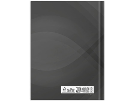 RNK Verlag Cahier 'notes carbon black', A5, ligné