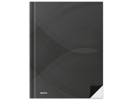 RNK Verlag Cahier 'notes carbon black', A4, quadrillé