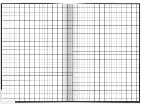 RNK Verlag Cahier 'notes carbon black', A4, quadrillé