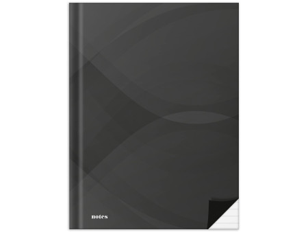RNK Verlag Cahier 'notes carbon black', A4, ligné