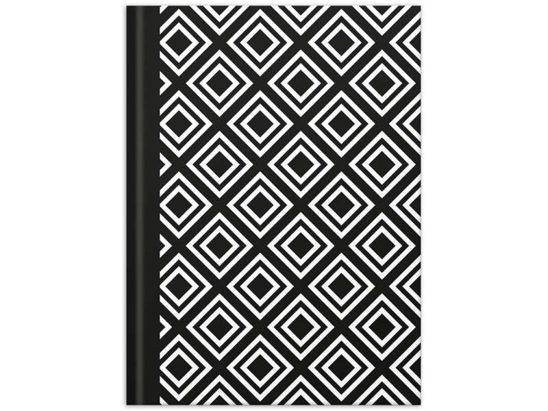 RNK Verlag Cahier 'Black & White Rhombus', A5, pointillé