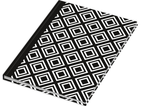 RNK Verlag Cahier 'Black & White Rhombus', A5, pointillé
