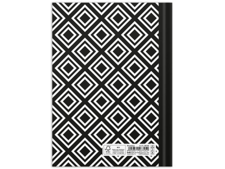 RNK Verlag Cahier 'Black & White Rhombus', A5, pointillé