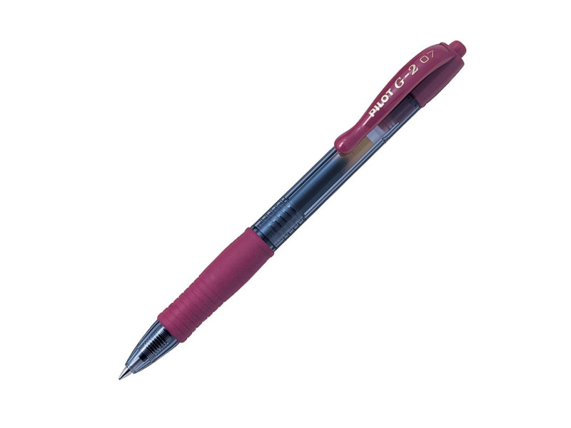 PILOT Stylo roller à encre gel G2 07, bordeaux
