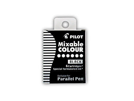PILOT Cartouches d'encre pour stylo Parallel Pen, noir