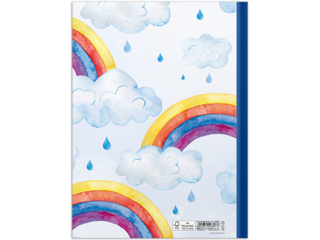 RNK Verlag Carnet de notes 'Over the Rainbow', A4, uni