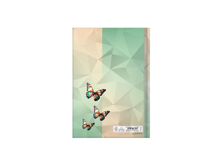 RNK Verlag Carnet de notes 'Papillon', A5, 96 feuilles