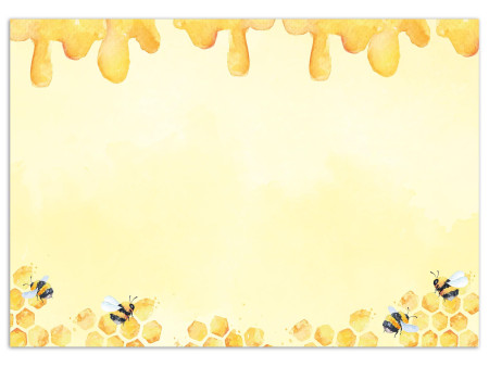 RNK Verlag Sous-mains en papier 'Honey', uni