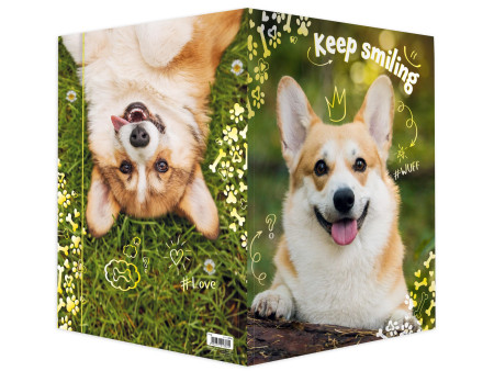 RNK Verlag Carton à dessin 'Corgi', carton, A3