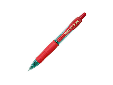 PILOT Stylo roller à encre gel G2 XS7 PIXIE, rouge