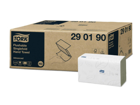 TORK Essuie-mains, 230 x 230 mm, pli en Z, blanc