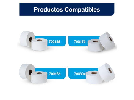 TORK Distributeur de papier toilette 'Mini Jumbo', inox