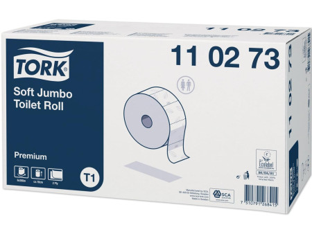 TORK Papier toilette grand rouleau Jumbo, 2 couches, blanc